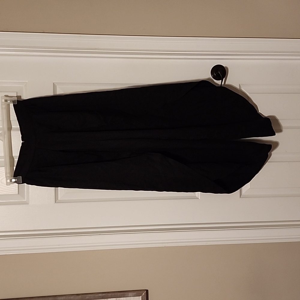 BCBGMAXAZRIA Black Boho Split Wide Leg Palazzo Pants, Size XS